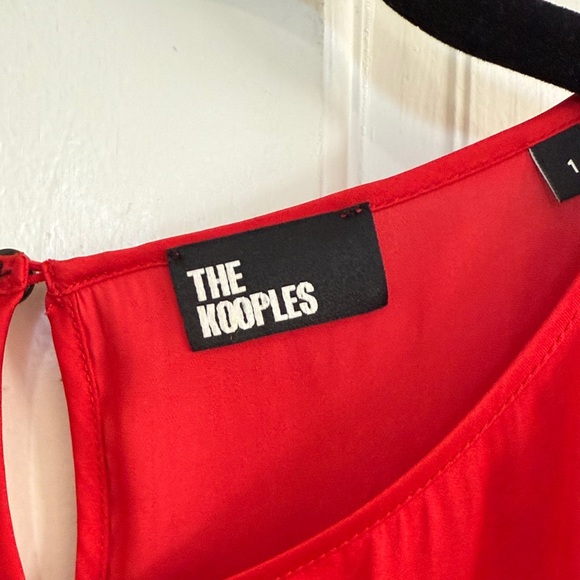 The Kooples Vibrant Red Long Sleeve Dress - Picture 2 of 6